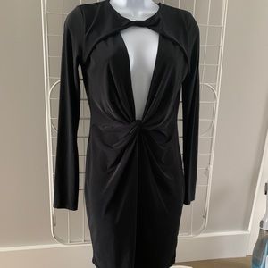 Missguided cocktail dress, black NWT